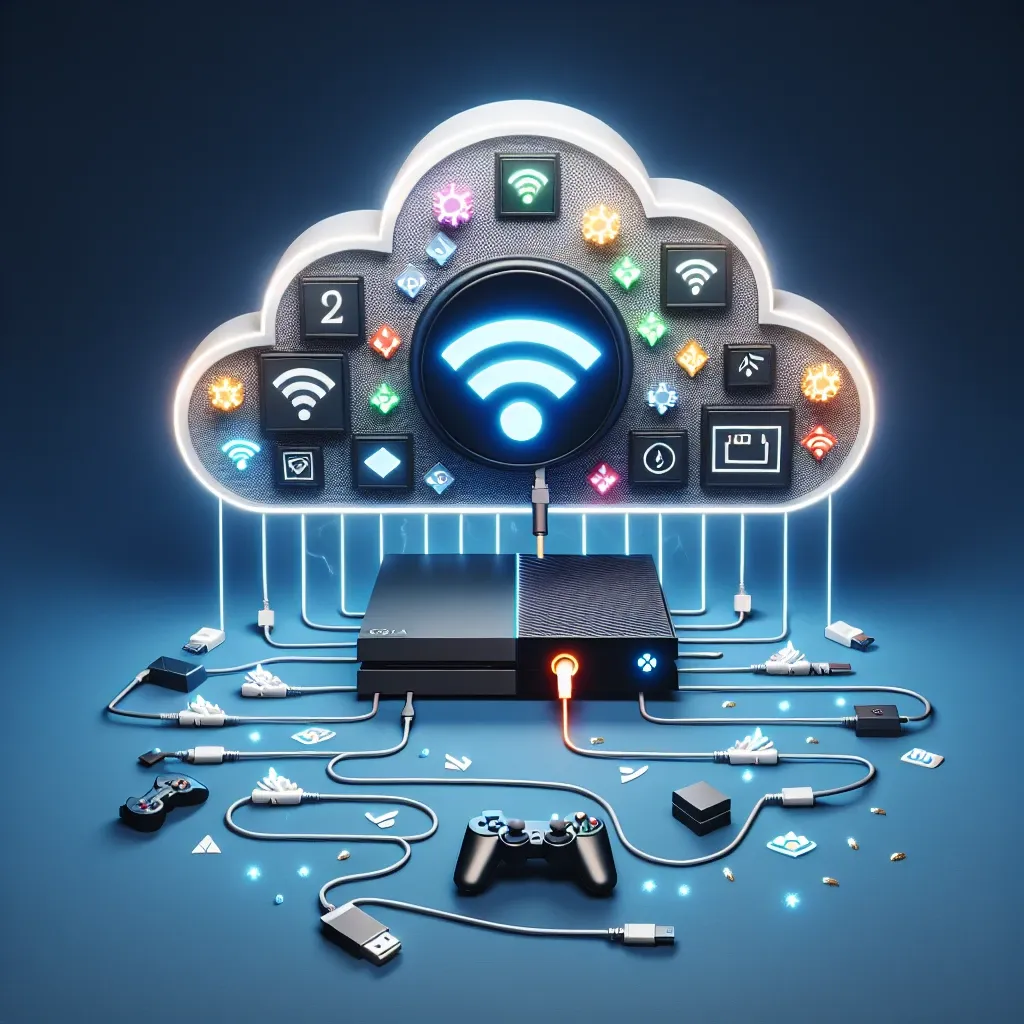 "Ilustrasi fitur baru Xbox Game Pass yang mendukung Cloud Gaming Offline, menampilkan logo Xbox dan tampilan konsol dalam latar belakang gaming."
